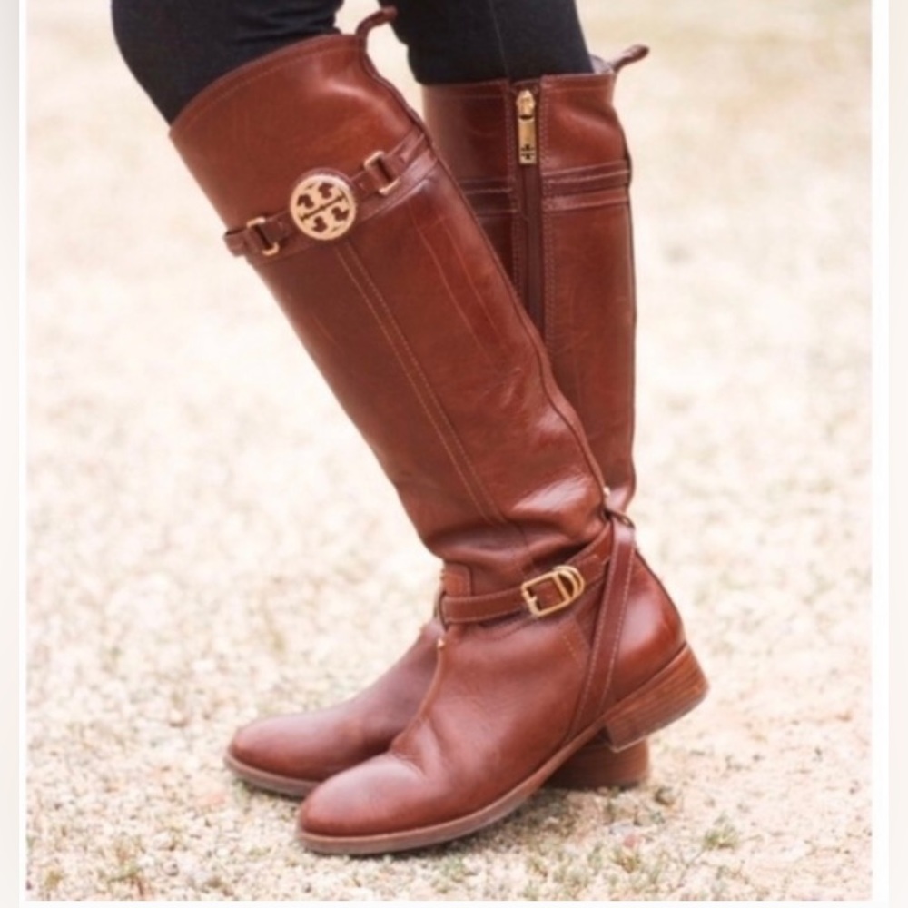 Tory Burch Calista Riding Boots.